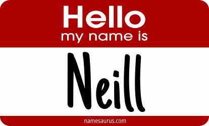 Hello my name is Neill png download
