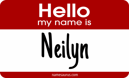 Hello my name is Neilyn png download