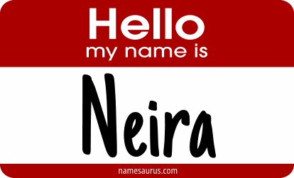 Hello my name is Neira png download