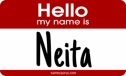Hello my name is Neita png download