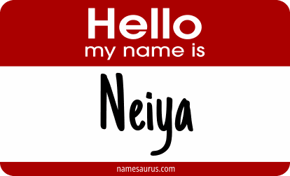 Hello my name is Neiya png download
