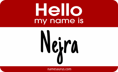 Hello my name is Nejra png download