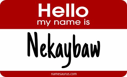 Hello my name is Nekaybaw png download