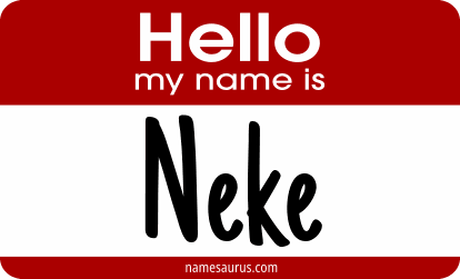 Hello my name is Neke png download