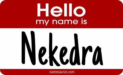 Hello my name is Nekedra png download
