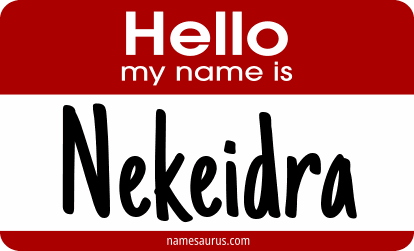 Hello my name is Nekeidra png download