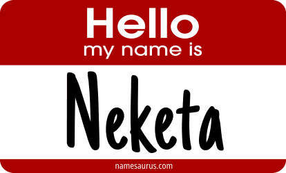 Hello my name is Neketa png download