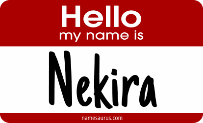 Hello my name is Nekira png download
