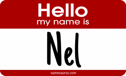 Hello my name is Nel png download