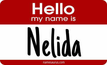 Hello my name is Nelida png download