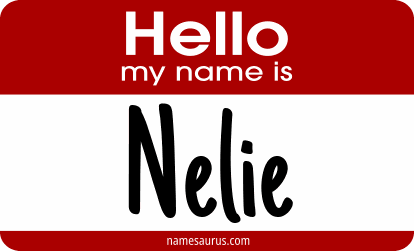 Hello my name is Nelie png download
