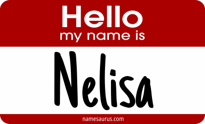 Hello my name is Nelisa png download