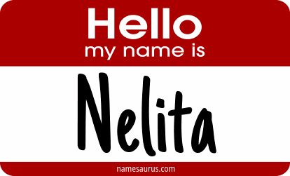 Hello my name is Nelita png download