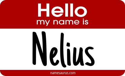 Hello my name is Nelius png download