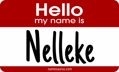 Hello my name is Nelleke png download