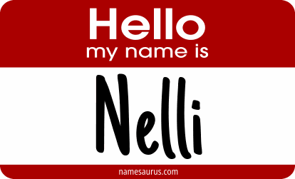 Hello my name is Nelli png download