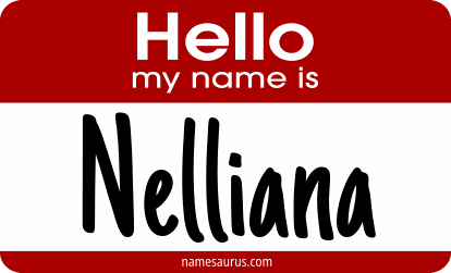 Hello my name is Nelliana png download