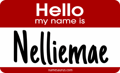 Hello my name is Nelliemae png download