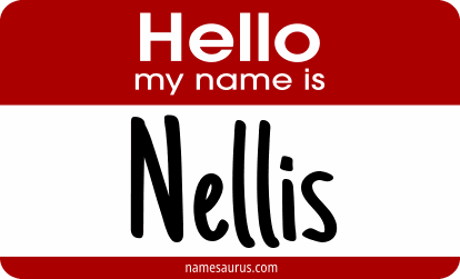 Hello my name is Nellis png download