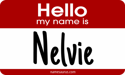 Hello my name is Nelvie png download