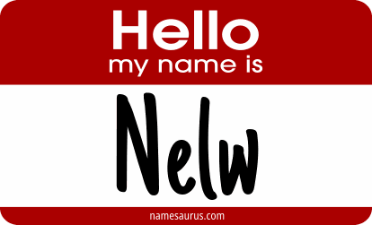 Hello my name is Nelw png download