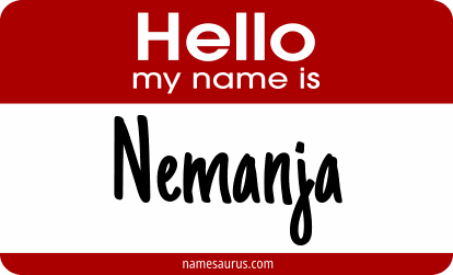 Hello my name is Nemanja png download