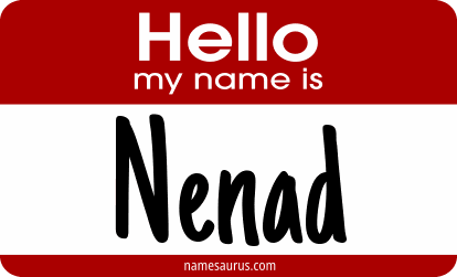 Hello my name is Nenad png download