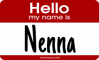 Hello my name is Nenna png download