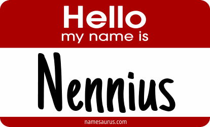 Hello my name is Nennius png download