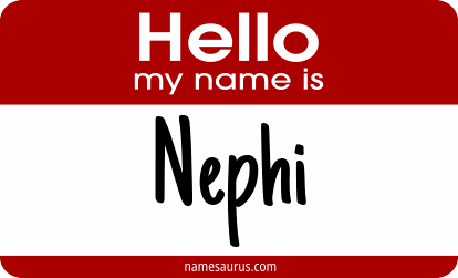 Hello my name is Nephi png download