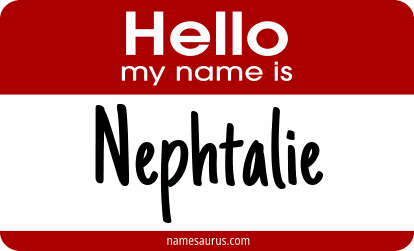 Hello my name is Nephtalie png download