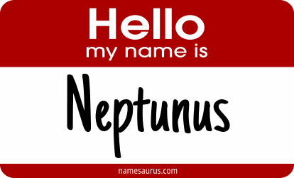 Hello my name is Neptunus png download