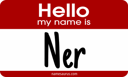 Hello my name is Ner png download