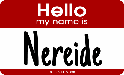 Hello my name is Nereide png download