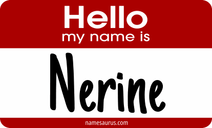 Hello my name is Nerine png download