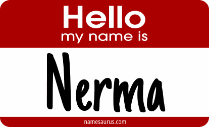 Hello my name is Nerma png download
