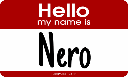 Hello my name is Nero png download