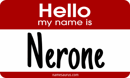 Hello my name is Nerone png download