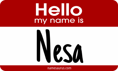Hello my name is Nesa png download