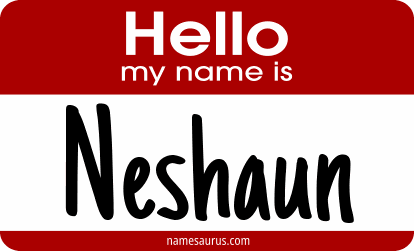 Hello my name is Neshaun png download