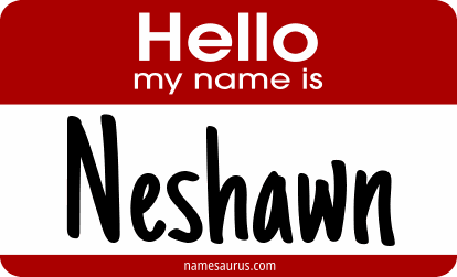 Hello my name is Neshawn png download