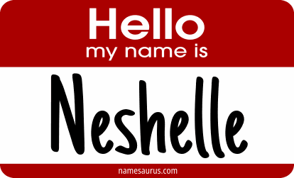 Hello my name is Neshelle png download