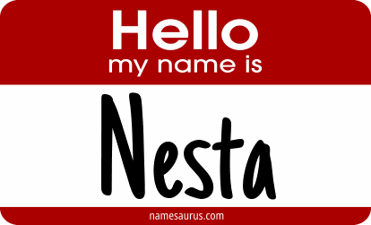 Hello my name is Nesta png download