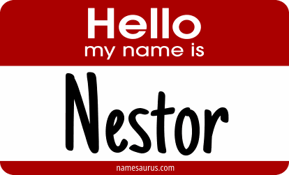 Hello my name is Nestor png download