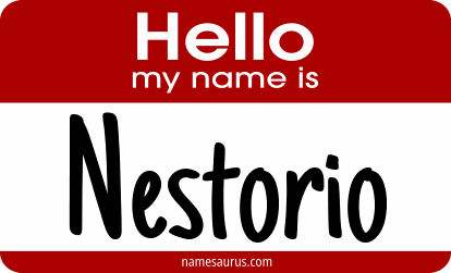 Hello my name is Nestorio png download
