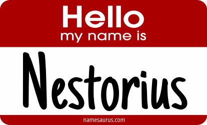 Hello my name is Nestorius png download