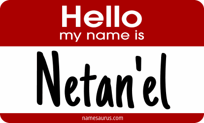 Hello my name is Netan'el png download