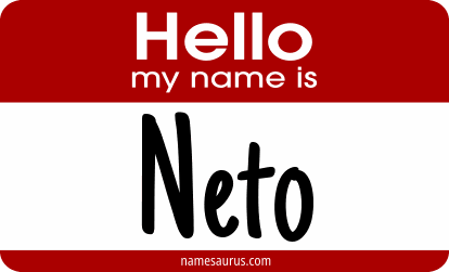 Hello my name is Neto png download