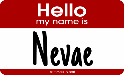 Hello my name is Nevae png download