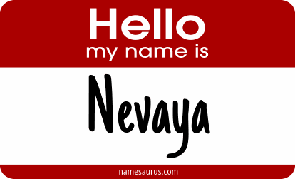 Hello my name is Nevaya png download
